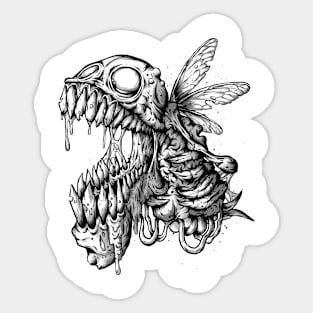 The Sinister Symphony: Beelzebub's Design Dominion Sticker